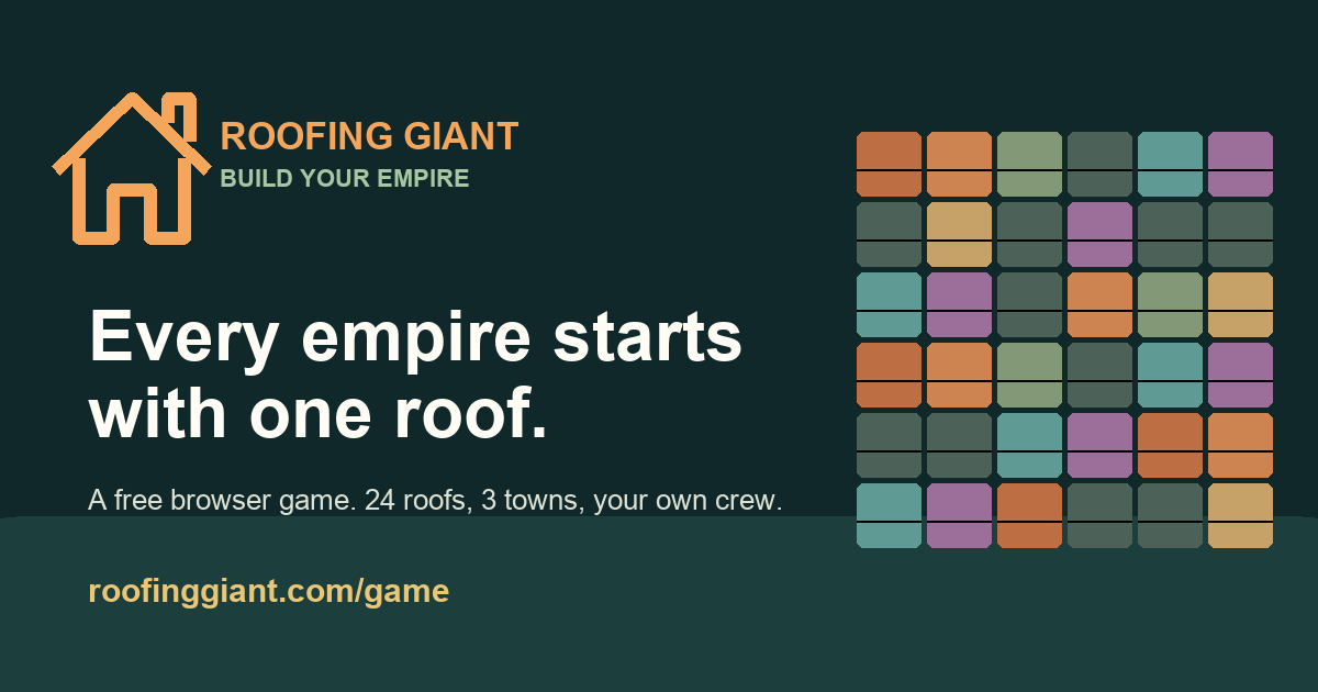 Roofing Giant Build Your Empire browser game