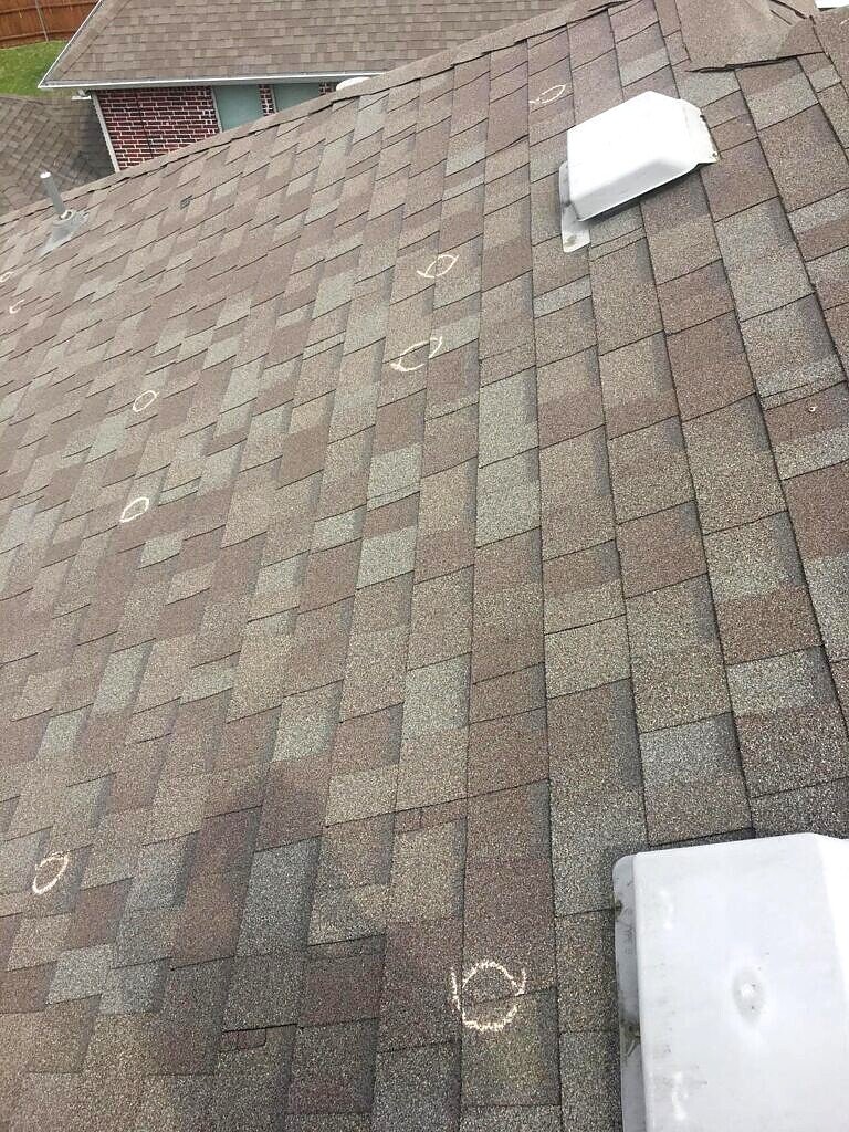 Frisco roofing project — architectural shingle field