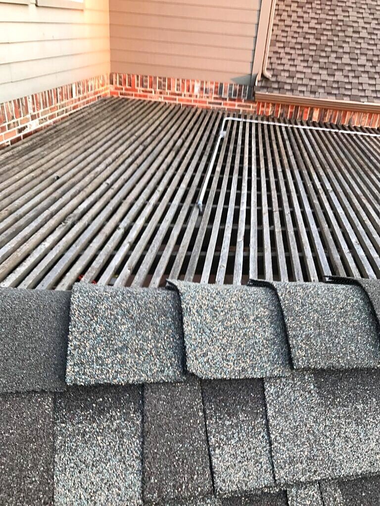 McKinney roofing project — exterior roof detail