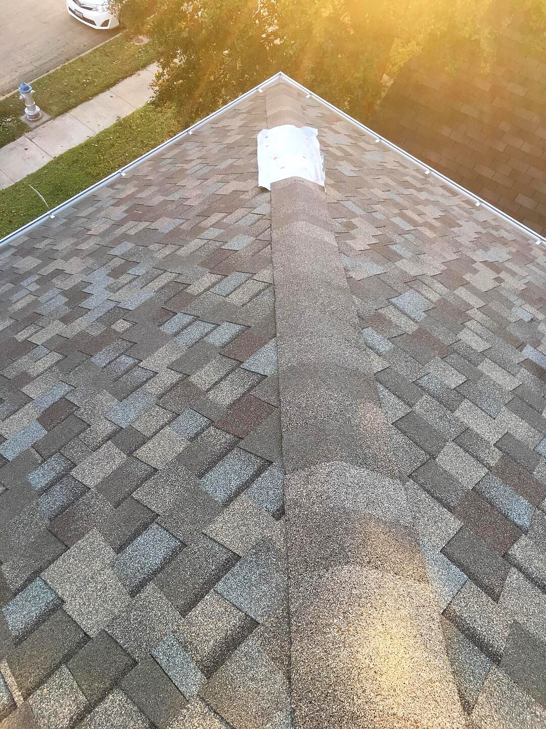 GAF Weathered Wood Roof & Gutter Project in Allen