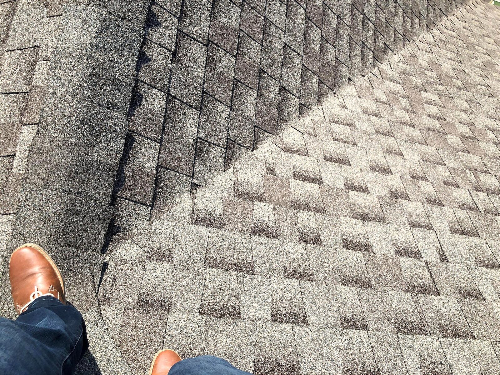 GAF Weathered Wood Roof & Gutter Project in McKinney