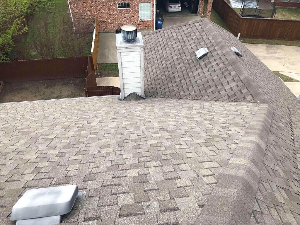 Allen roofing project — roof field and penetrations