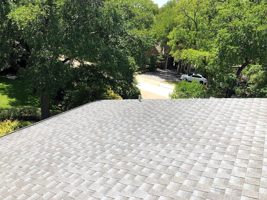 Plano roof project — roof field and surrounding slopes