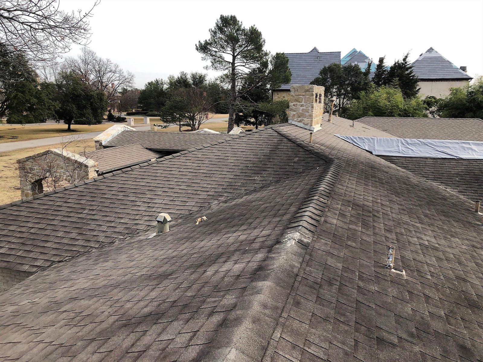 GAF ArmorShield Weathered Wood Roof Replacement in Dallas