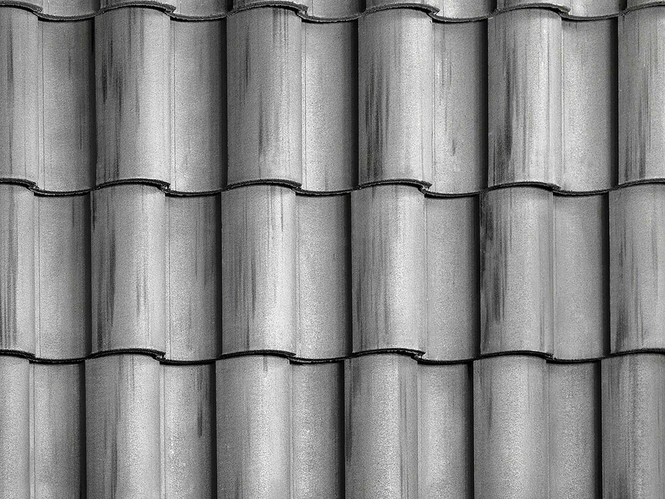 Close-up photograph of Eagle Capistrano concrete roof tiles in Sierra Madre
