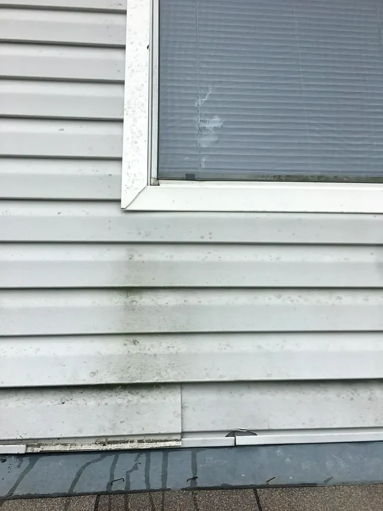 Siding condition included in the exterior scope.